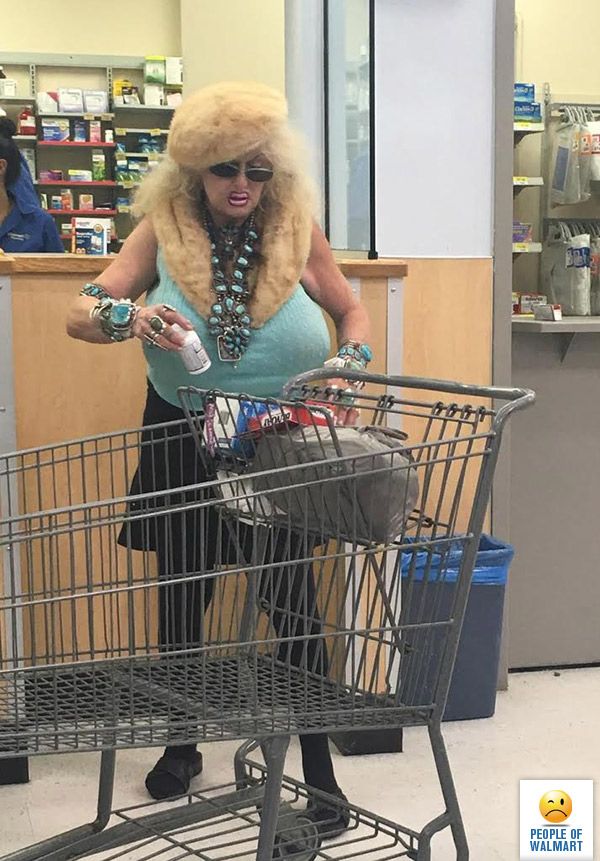 Экстравагантные покупатели Walmart
