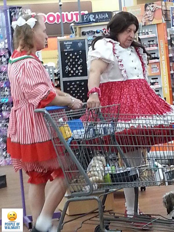 Экстравагантные покупатели Walmart