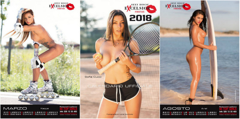 Sexy Disco Excelsior Official Calendar 2018
