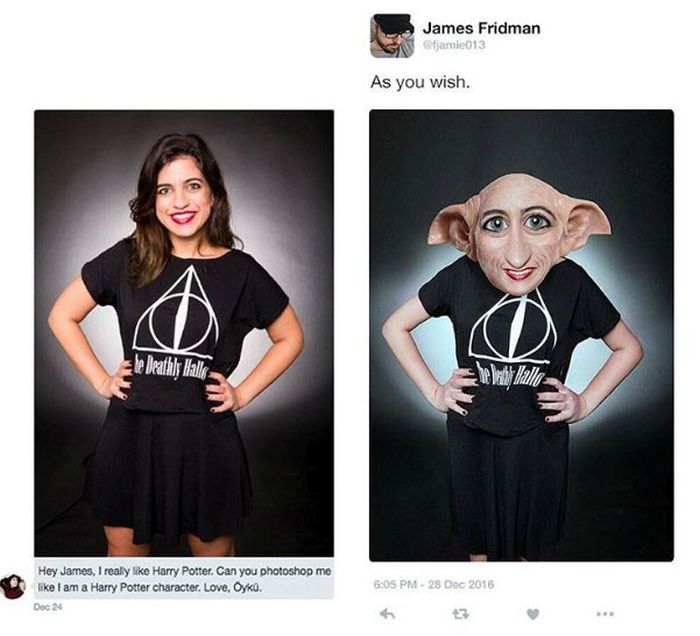 Зачетный троллинг от мастера фотошопа
