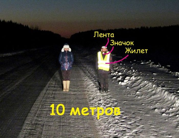 Видимость на дороге в темное время суток