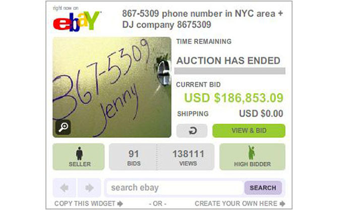 Дорогостоящие лоты интернет-аукциона Ebay