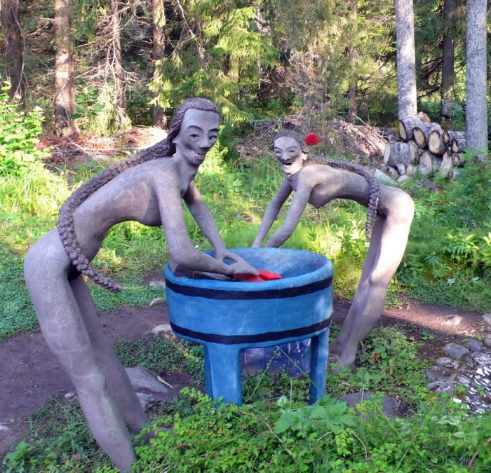Странный парк в Финляндии