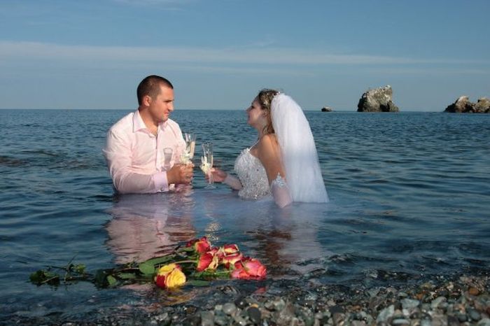 Смешные свадебные фото