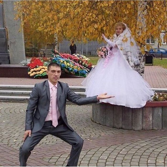 Смешные свадебные фото