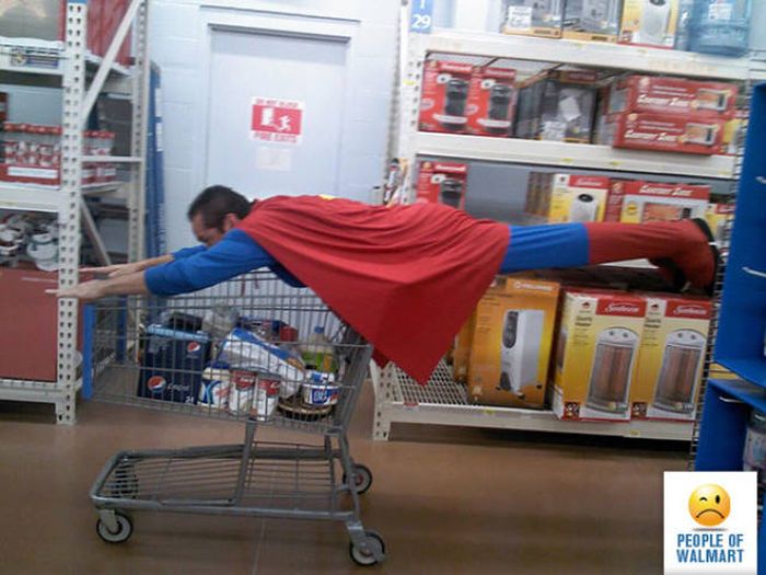 Забавные посетители супермаркетов Walmart