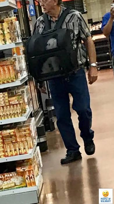 Забавные посетители супермаркетов Walmart