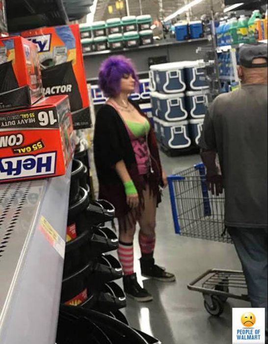 Забавные посетители супермаркетов Walmart