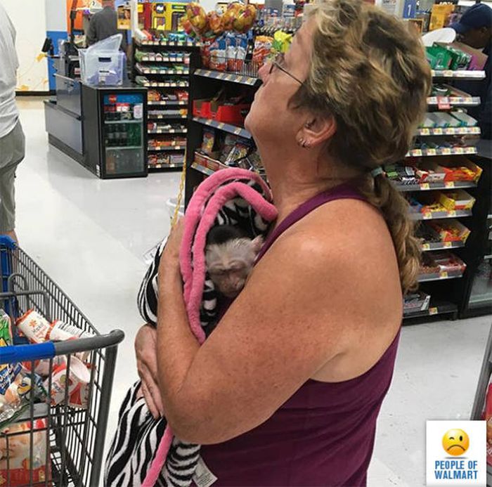 Забавные посетители супермаркетов Walmart