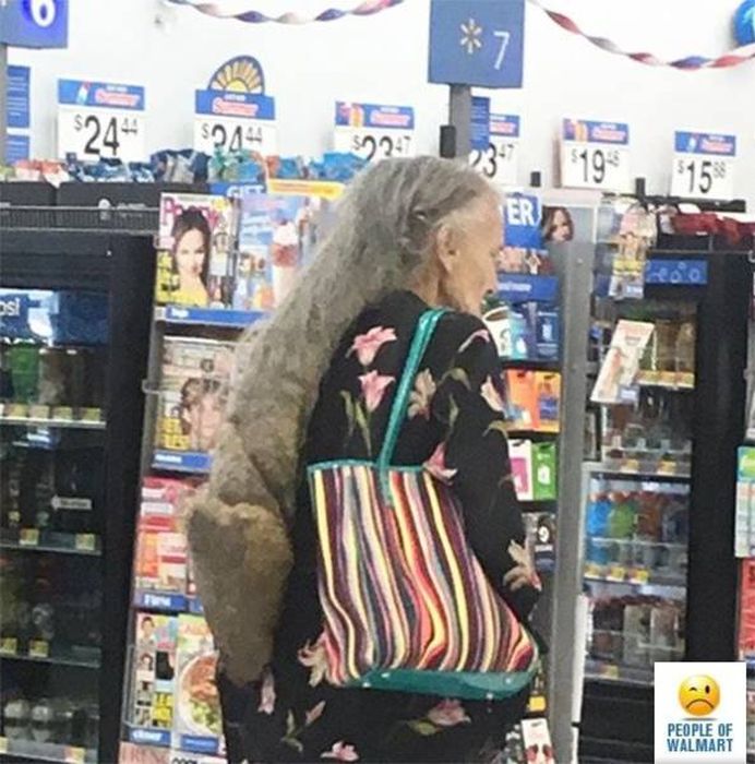 Забавные посетители супермаркетов Walmart