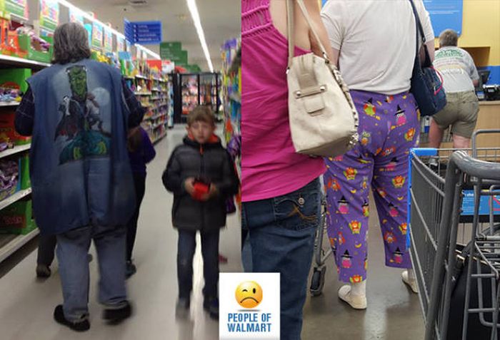 Забавные посетители супермаркетов Walmart
