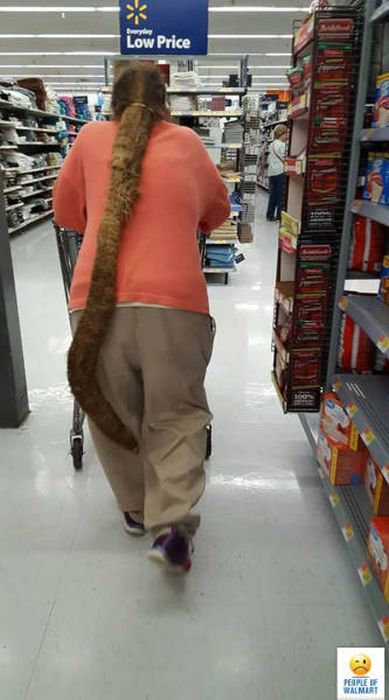 Забавные посетители супермаркетов Walmart