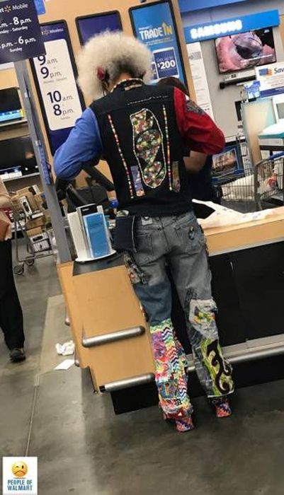 Забавные посетители супермаркетов Walmart