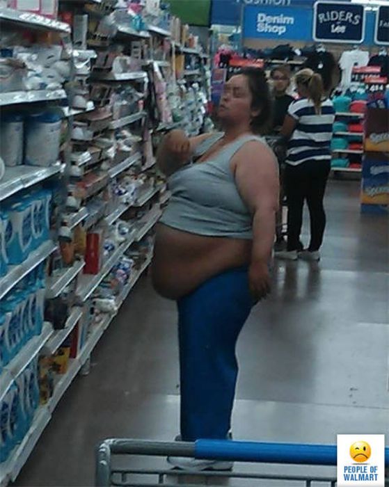 Забавные посетители супермаркетов Walmart
