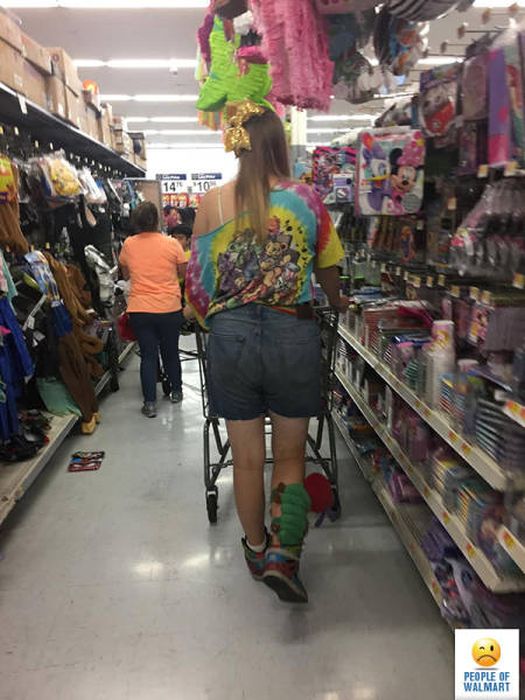 Забавные посетители супермаркетов Walmart