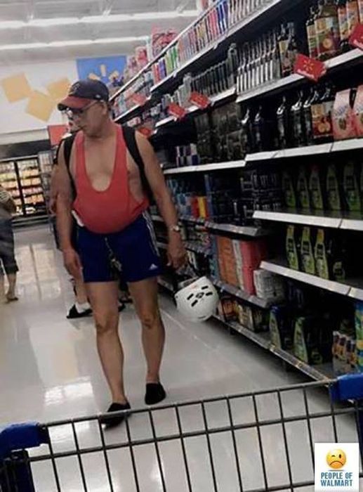 Забавные посетители супермаркетов Walmart