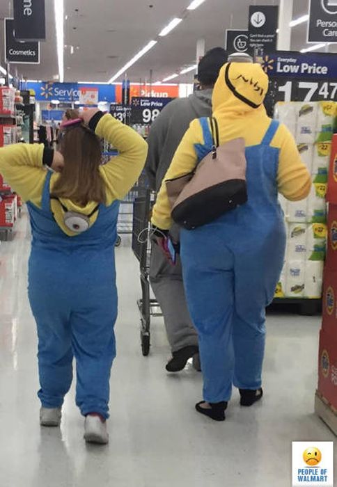 Забавные посетители супермаркетов Walmart