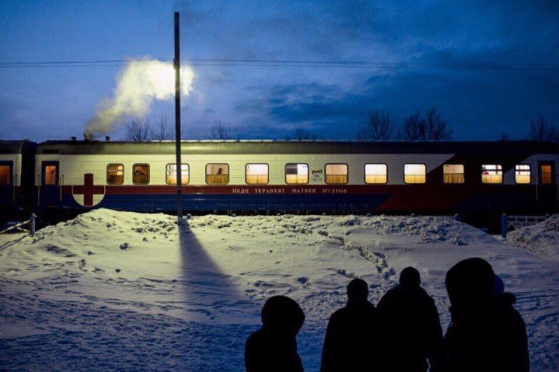 Поезд-поликлиника для оказания медпомощи населению Восточной Сибири
