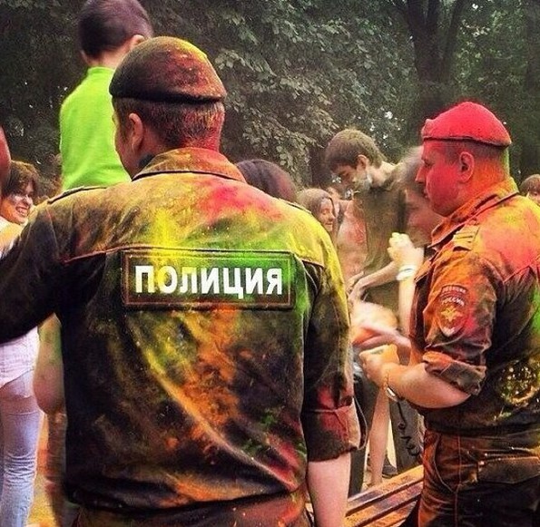 В полиции работают весёлые люди!