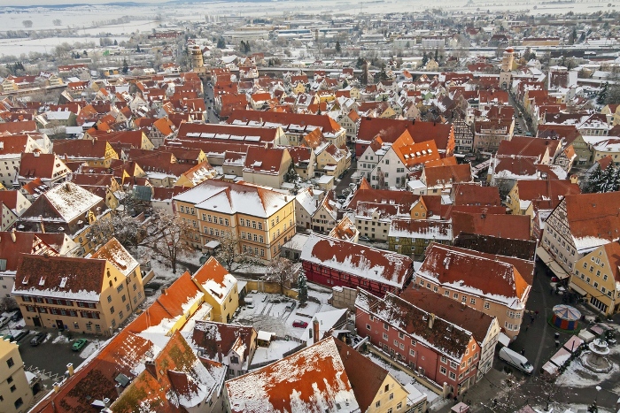 Нёрдлинген – немецкий город, построенный в кратере метеорита