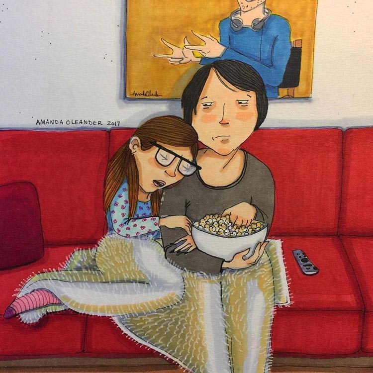 Душевные рисунки, показывающие, как выглядит любовь, когда никто не видит