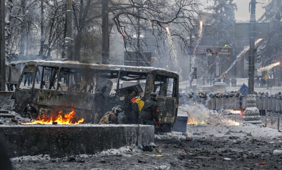 Бои в Киеве (58 фото)