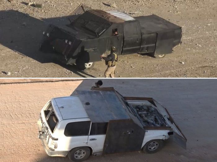 Уродливая техника боевиков с Ближнего Востока