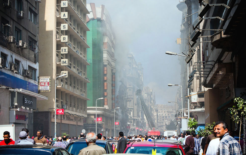 Каир и вершина пирамиды Хеопса