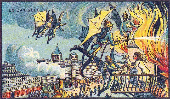 Посмотрите, как представляли себе наше время люди 100 лет назад