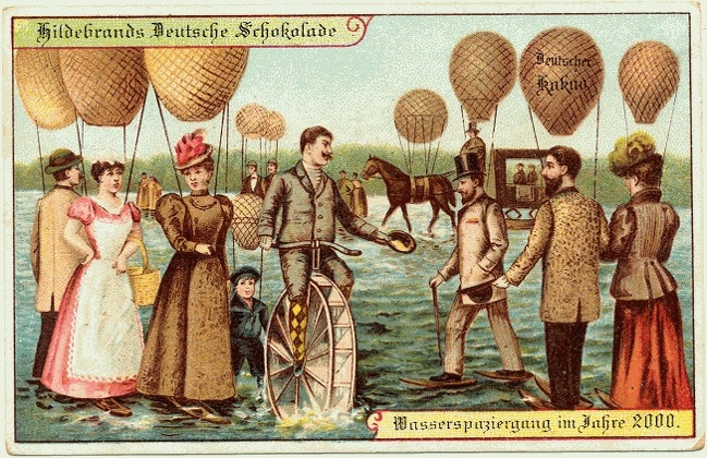Посмотрите, как представляли себе наше время люди 100 лет назад