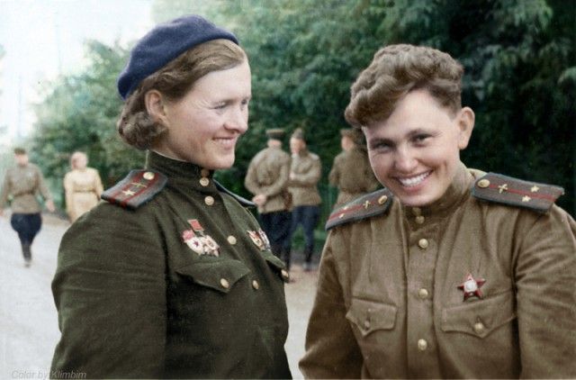 "Ожившие" фото времен Великой Отечественной войны