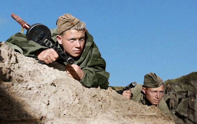 "Ожившие" фото времен Великой Отечественной войны