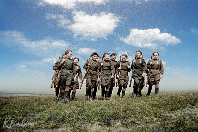 "Ожившие" фото времен Великой Отечественной войны