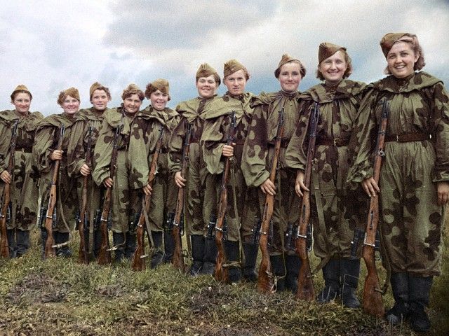 "Ожившие" фото времен Великой Отечественной войны