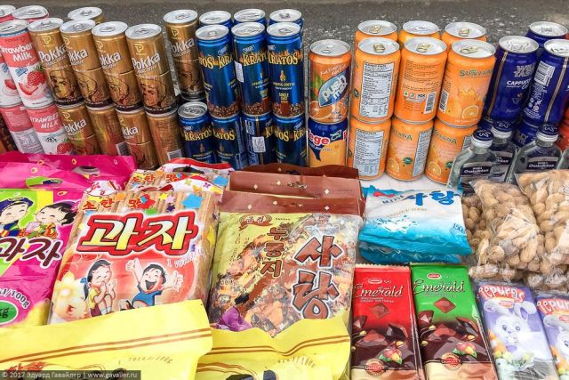 Товары в магазинах Северной Кореи