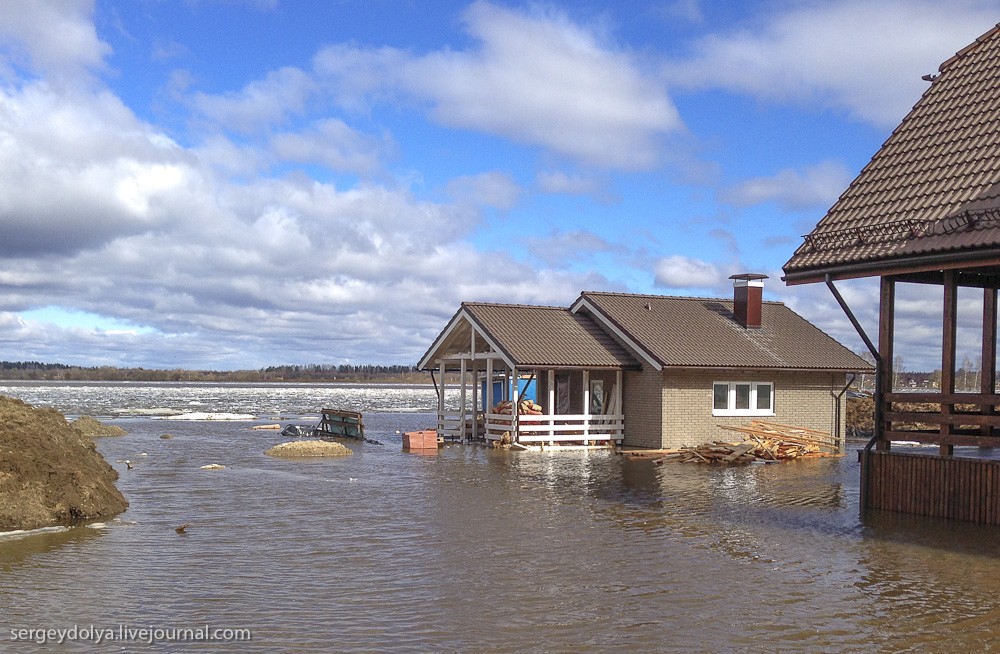 Наводнение в Дубне