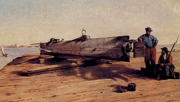 Первая в мире подводная лодка, успешно примененная в бою Первая в мире подводная лодка, успешно примененная в бою
