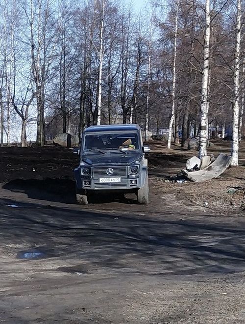 Очень экономный владелец Mercedes-Benz Gelandewagen