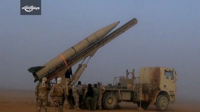 Захваченная горная база боевиков ИГИЛ в Сирии