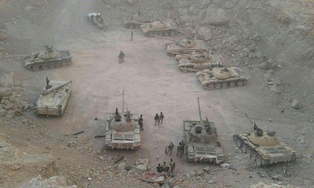 Захваченная горная база боевиков ИГИЛ в Сирии