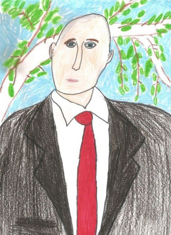Каким видят Путина российские дети