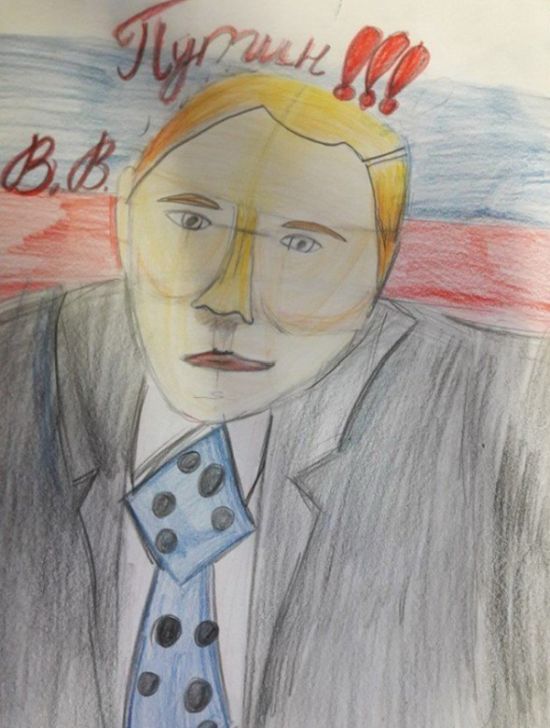 Каким видят Путина российские дети
