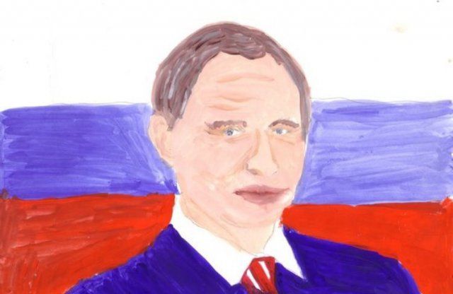Каким видят Путина российские дети