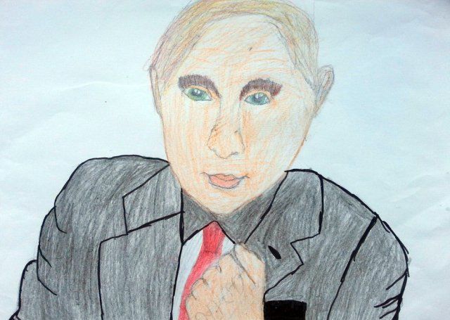 Каким видят Путина российские дети