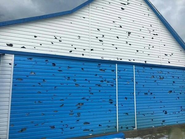 В Алтайском крае выпал летний град
