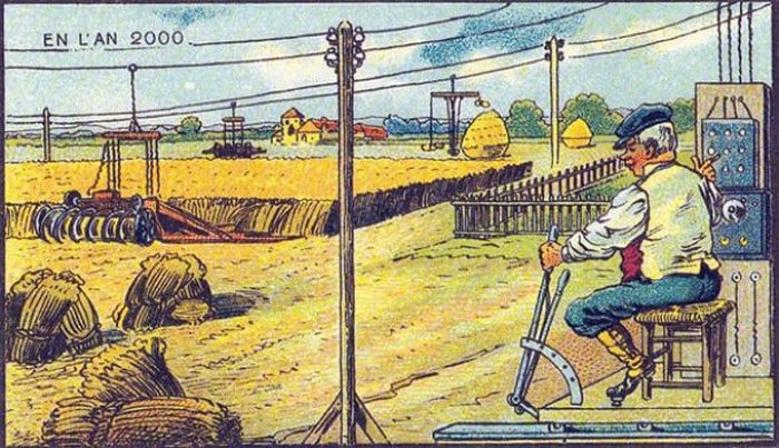 Рисунки 1910 года, отображающие будущее