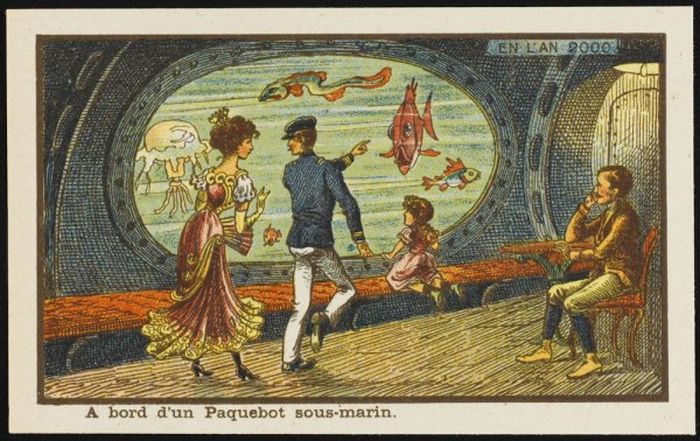Рисунки 1910 года, отображающие будущее