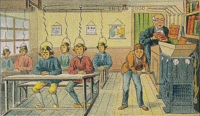 Рисунки 1910 года, отображающие будущее