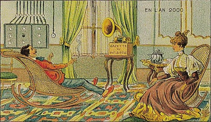 Рисунки 1910 года, отображающие будущее