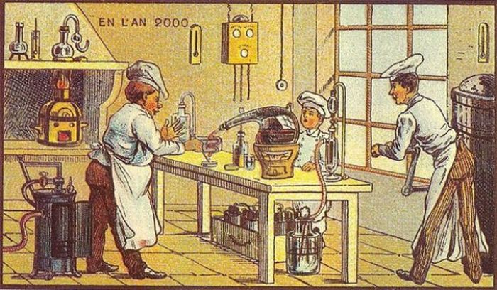 Рисунки 1910 года, отображающие будущее